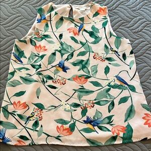 EUC - 🌞Floral Print Sleeveless Blouse